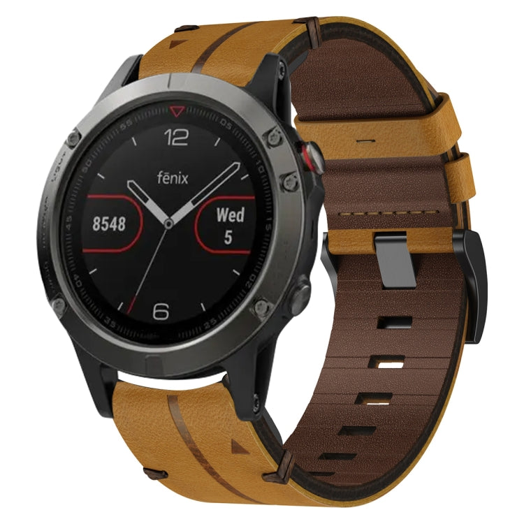 Cinturino  in pelle per smartwatch Garmin