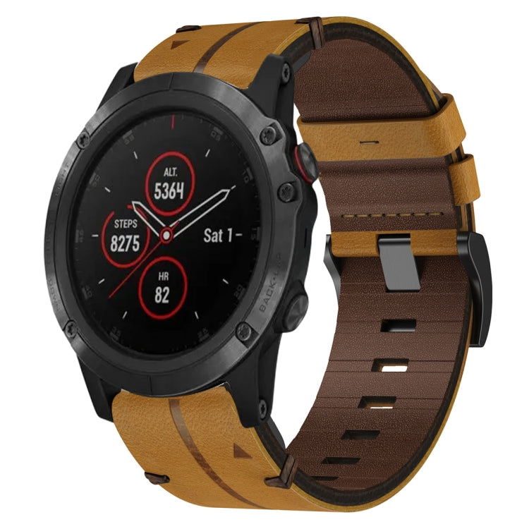 Cinturino in pelle da 22 mm per smartwatch Garmin, Series 2