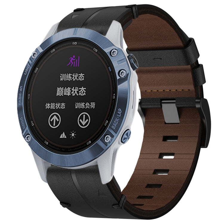 Cinturino in pelle da 22 mm per smartwatch Garmin, Series 2