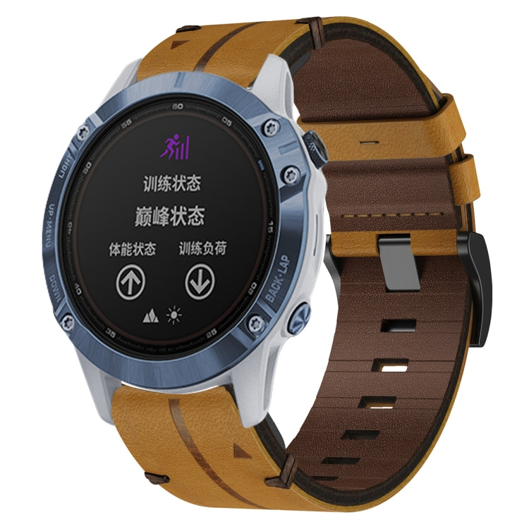 Cinturino in pelle da 22 mm per smartwatch Garmin, Series 2