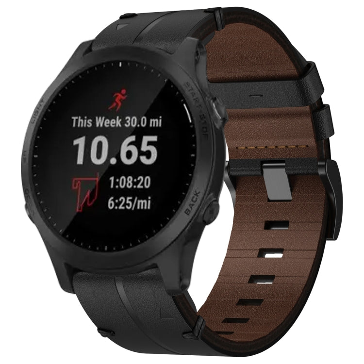 Cinturino  in pelle per smartwatch Garmin