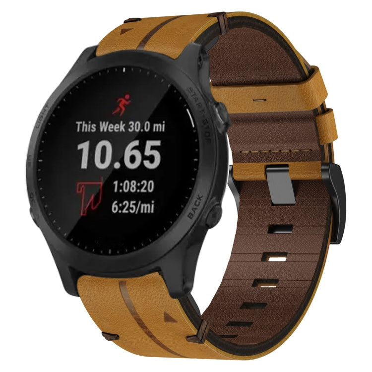 Cinturino  in pelle per smartwatch Garmin