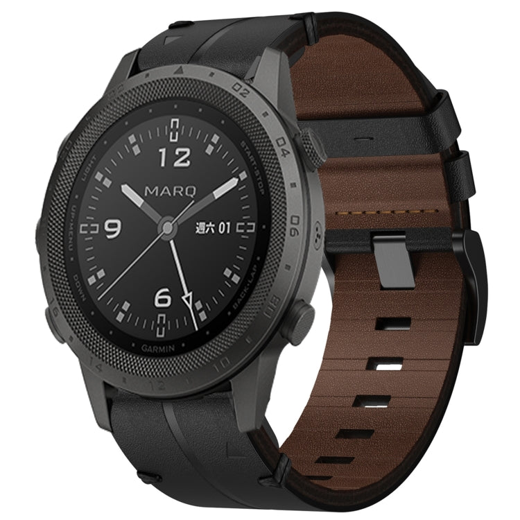 Cinturino in pelle da 22 mm per smartwatch Garmin, Series 2