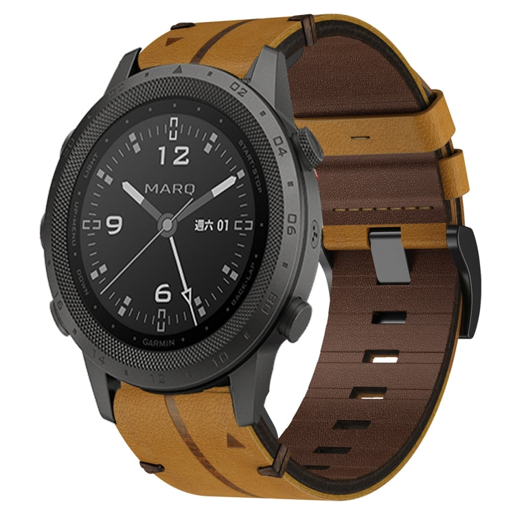 Cinturino in pelle da 22 mm per smartwatch Garmin, Series 2