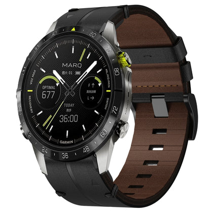 Cinturino  in pelle per smartwatch Garmin