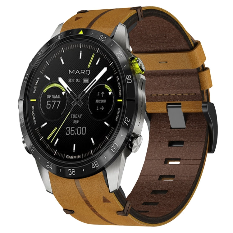 Cinturino  in pelle per smartwatch Garmin