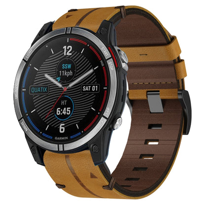 Cinturino in pelle da 22 mm per smartwatch Garmin, Series 2