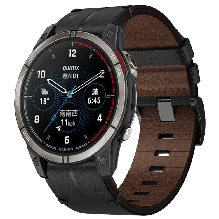 Cinturino in pelle da 22 mm per smartwatch Garmin, Series 2