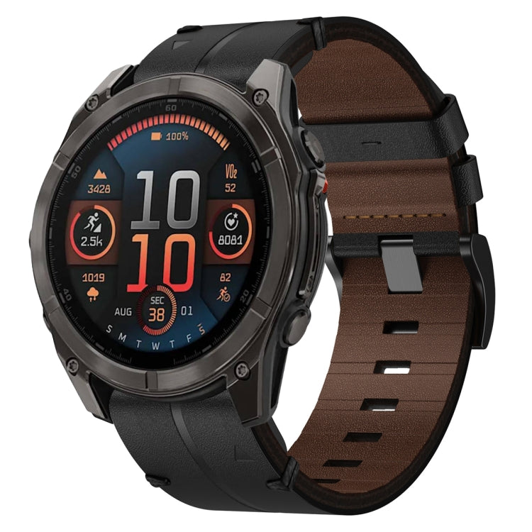 Cinturino  in pelle per smartwatch Garmin