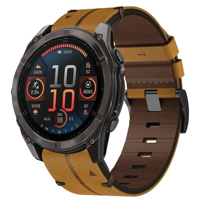 Cinturino  in pelle per smartwatch Garmin