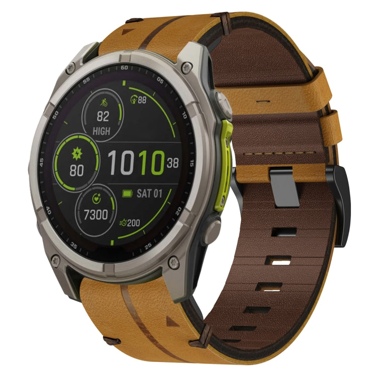 Cinturino  in pelle per smartwatch Garmin