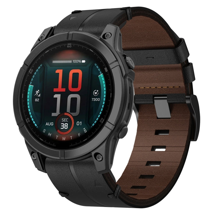 Cinturino  in pelle per smartwatch Garmin