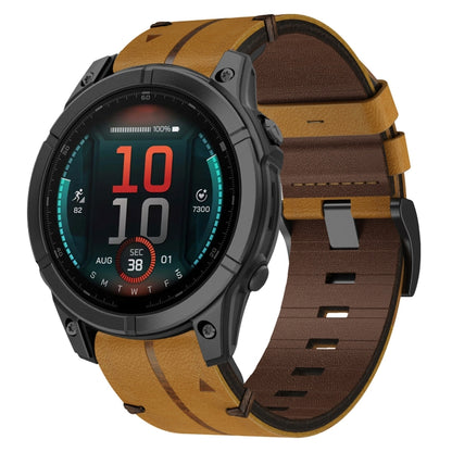 Cinturino  in pelle per smartwatch Garmin