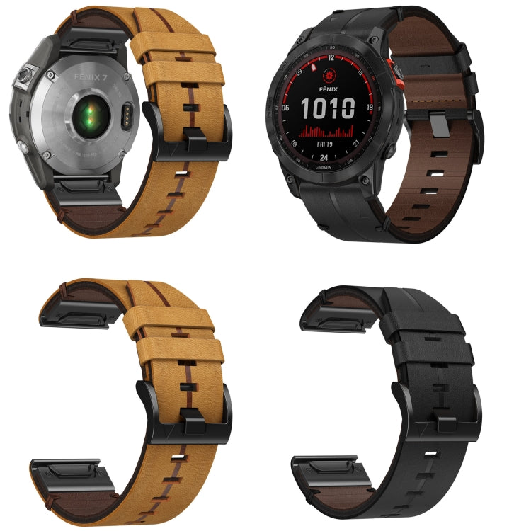 Cinturino  in pelle per smartwatch Garmin