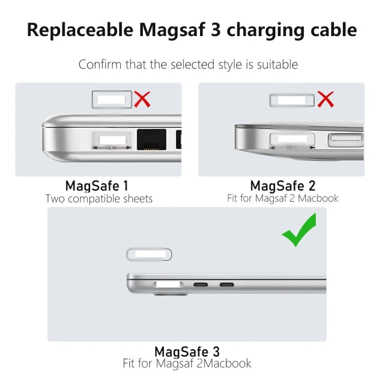 Adattatore di ricarica magnetico femmina PD100W da MagSafe 3 a Type-C per MacBook