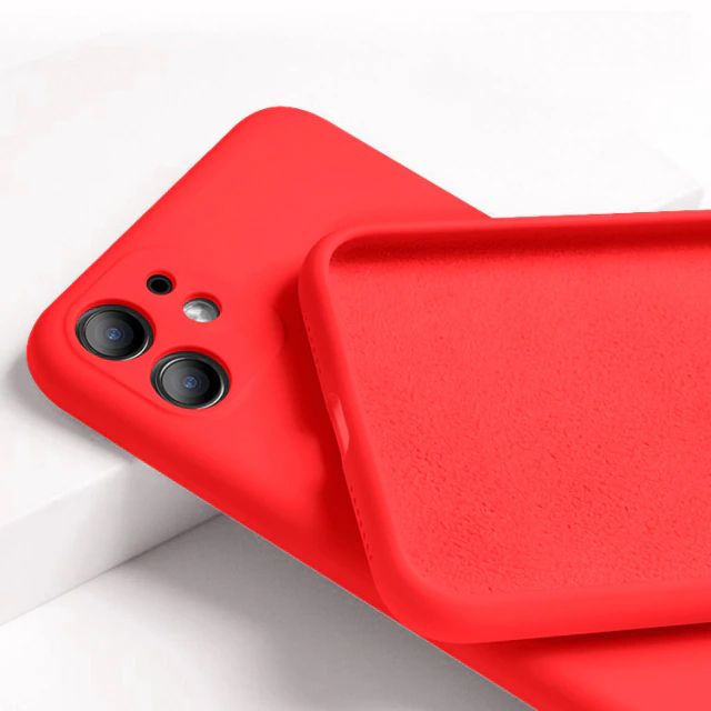 Cover silicone serie Silk Road (rossa) per Apple iPhone XR