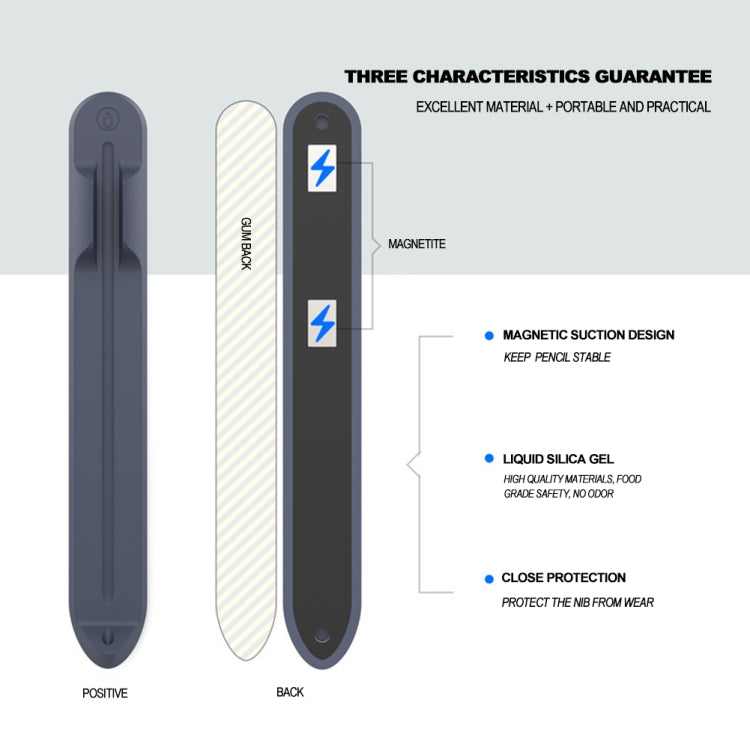 Portapenne ad assorbimento magnetico in silicone stilo CY112 per matita1/2