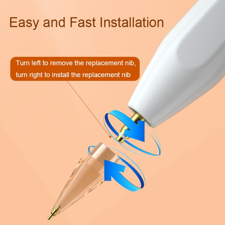 Per Apple Pencil 1/2 2 pezzi pennino trasparente di ricambio per stilo, specifiche: