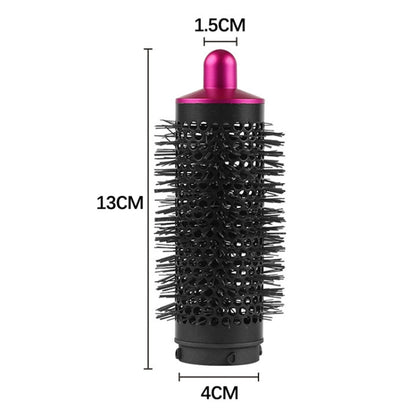 Per Dyson Airwrap Cylinder Comb Hair Dryer Curling Attachment, 40mm Cylinder Comb Rose Red