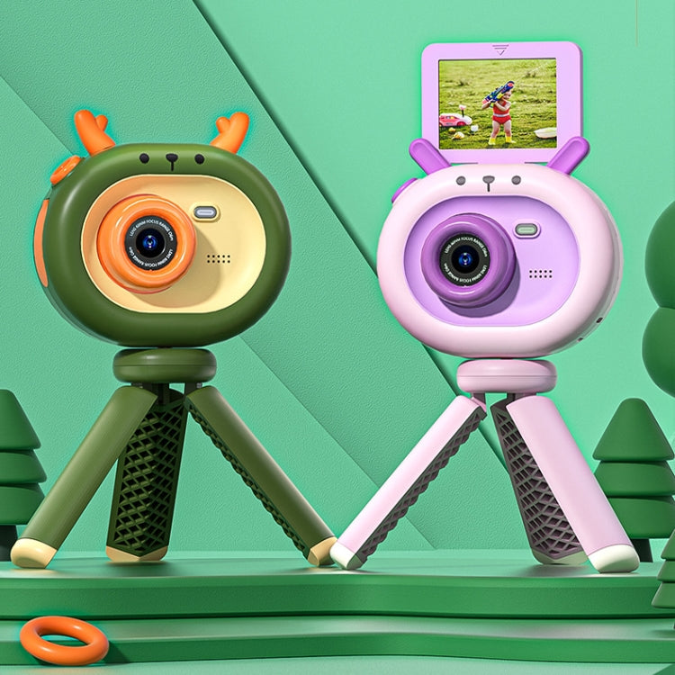 Fotocamera Digitale per Bambini S2 con Schermo Ribaltabile a 180 Gradi e Video HD 1080P