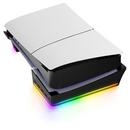 Supporto Orizzontale con Luce RGB IPEGA PG-P5S021 per PS5 Slim - 4 HUB USB