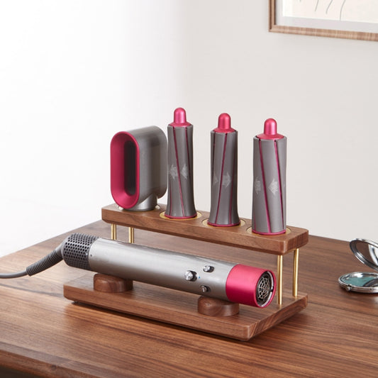 Dyson Airwrap Walnut Storage Rack - Organizzatore da Bancone