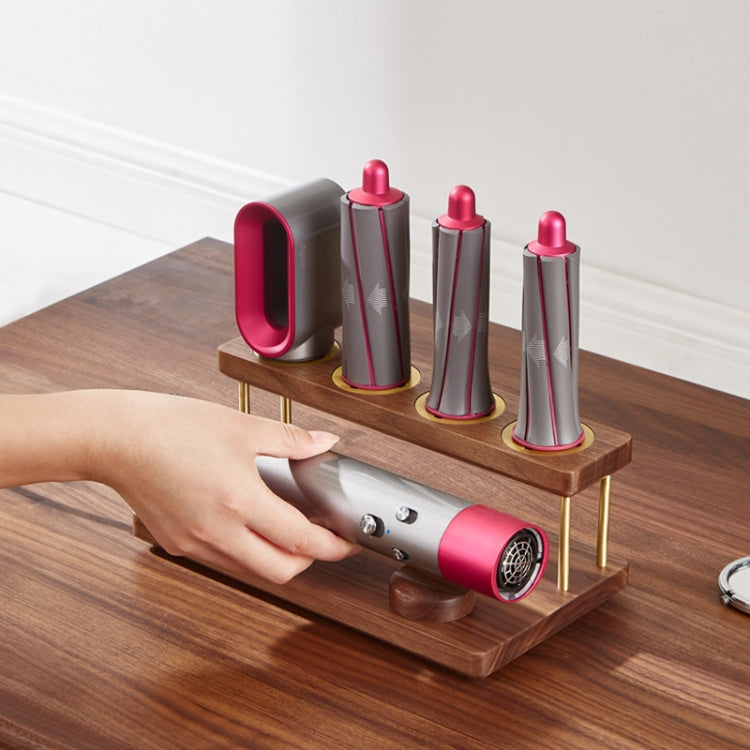 Dyson Airwrap Walnut Storage Rack - Organizzatore da Bancone