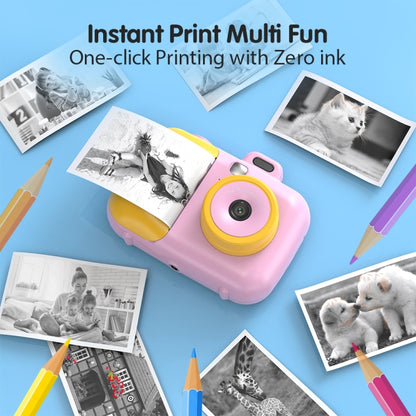 2.4-Inch Smart Digital Kids Thermal Printing Camera With Printing Paper