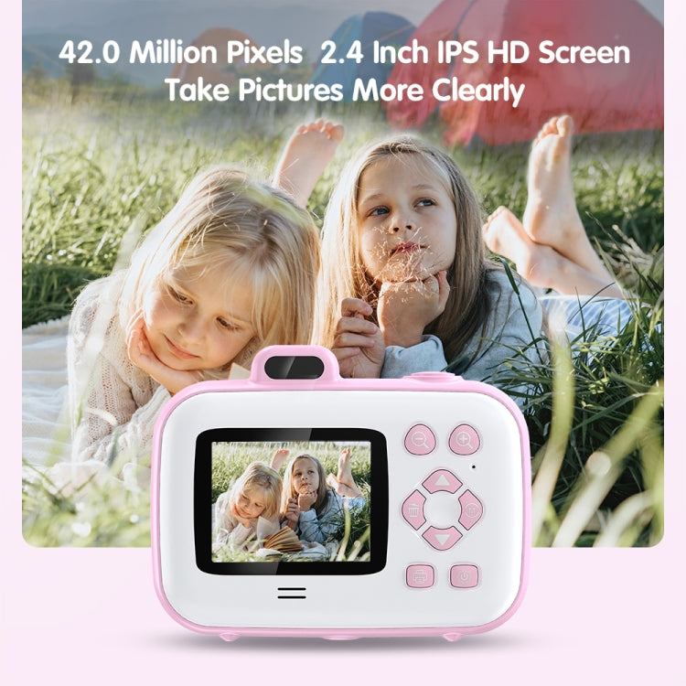 2.4-Inch Smart Digital Kids Thermal Printing Camera With Printing Paper