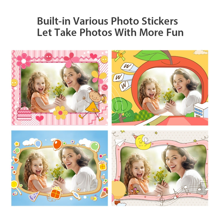 2.4-Inch Smart Digital Kids Thermal Printing Camera With Printing Paper