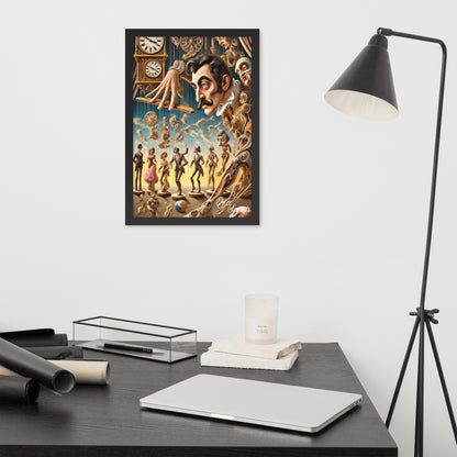 Poster in carta fotografica con cornice "Etna Spirits - Vulcan Frame Art"