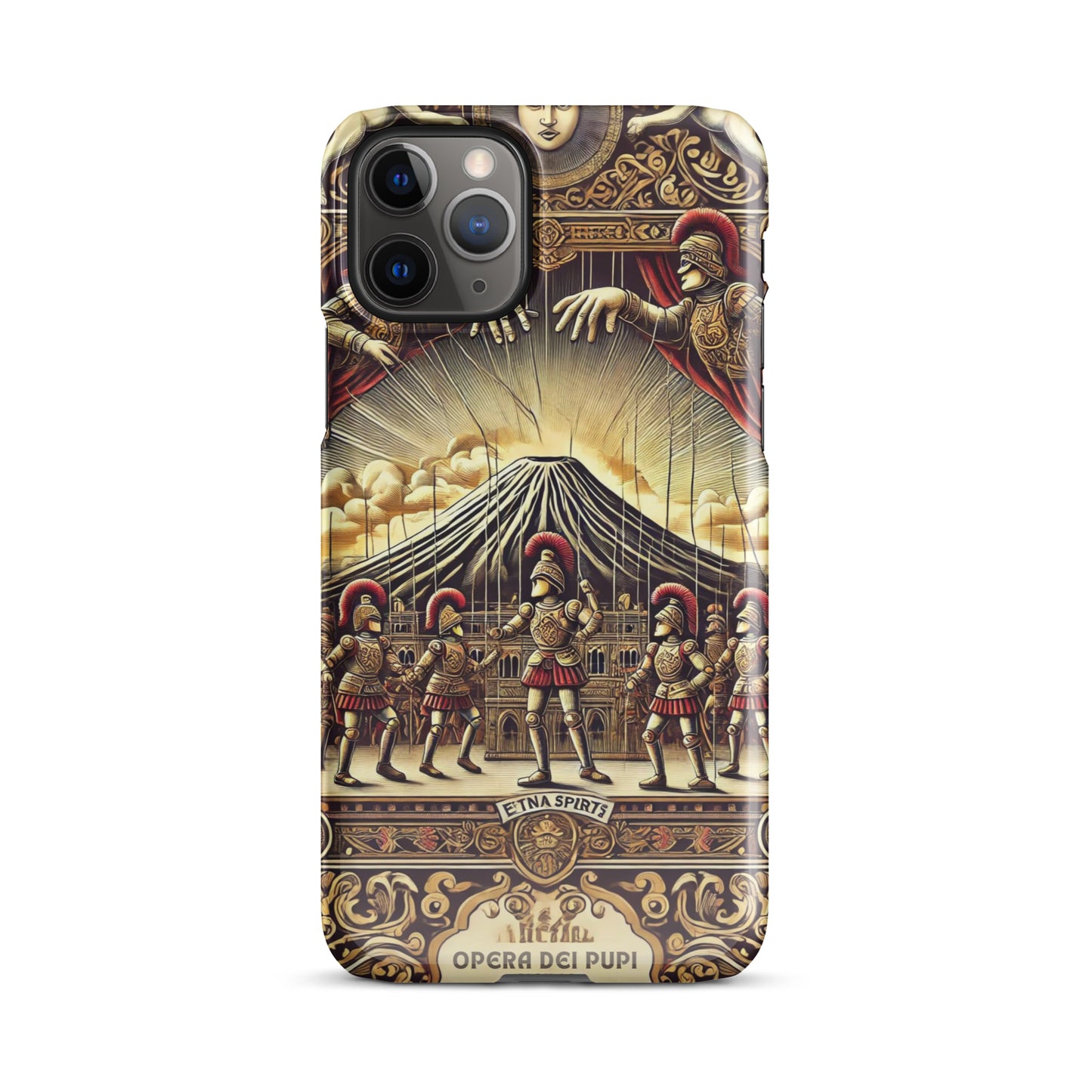 Cover con fibbia per iPhone® "L'Olando Furioso"