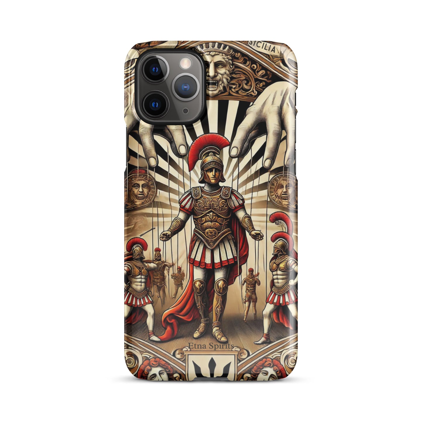 Cover con fibbia per iPhone® "Opera dei Pupi Edition" Etna Spirits