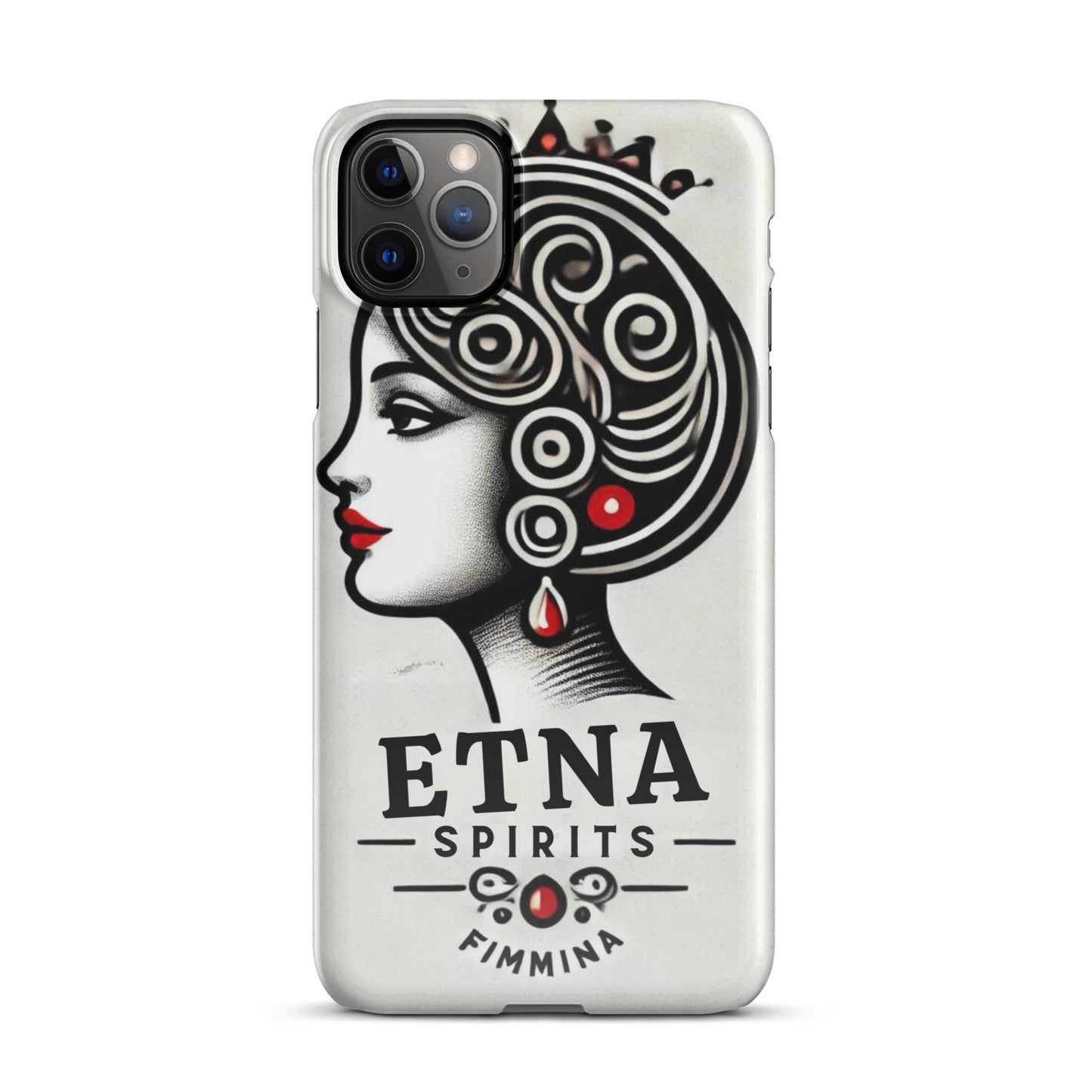 Cover con fibbia per iPhone® "Fimmina"