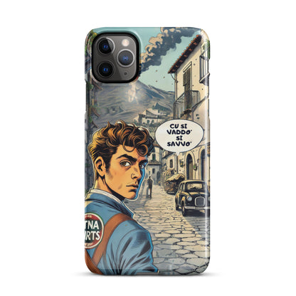 Cover con fibbia per iPhone® "Cu si Vaddo'" Etna Spirits