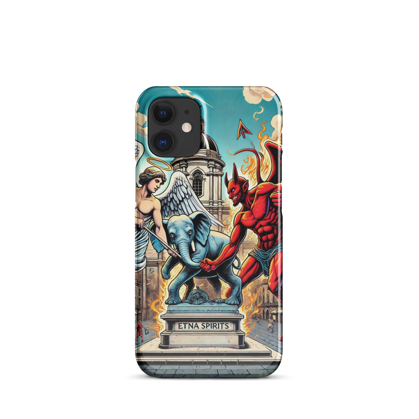 Cover con fibbia per iPhone® "Liotru Legends: L'Ombra dell'Etna"