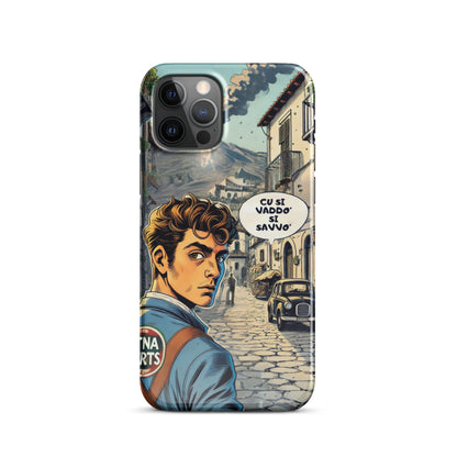 Cover con fibbia per iPhone® "Cu si Vaddo'" Etna Spirits