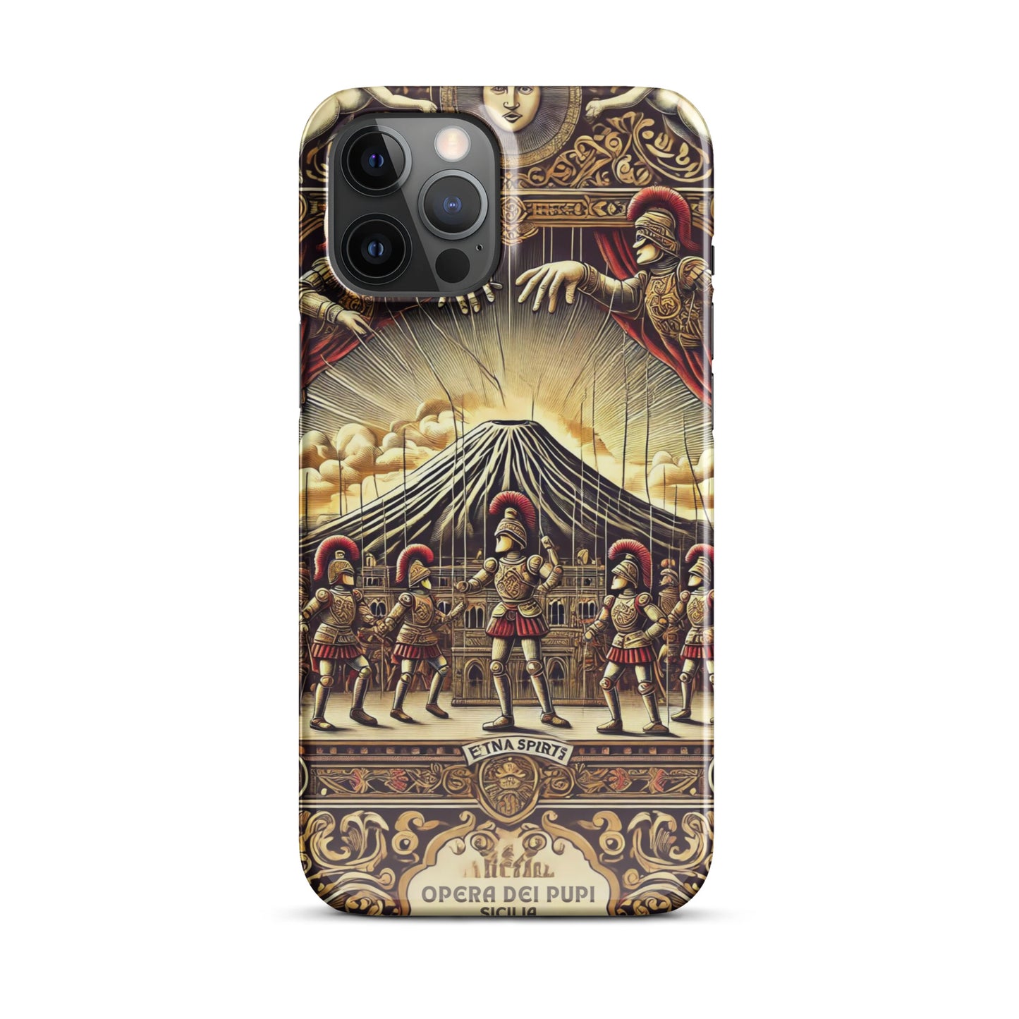 Cover con fibbia per iPhone® "L'Olando Furioso"