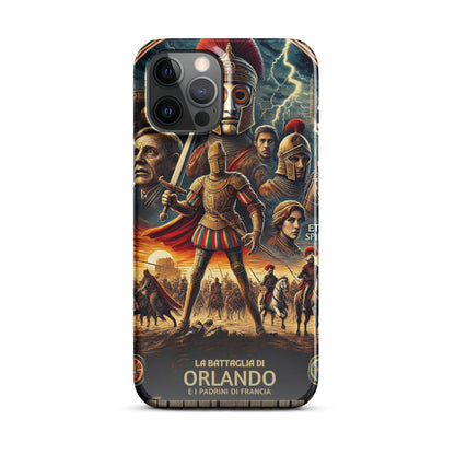 Cover con fibbia per iPhone® "La Battaglia di Orlando"