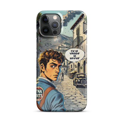 Cover con fibbia per iPhone® "Cu si Vaddo'" Etna Spirits