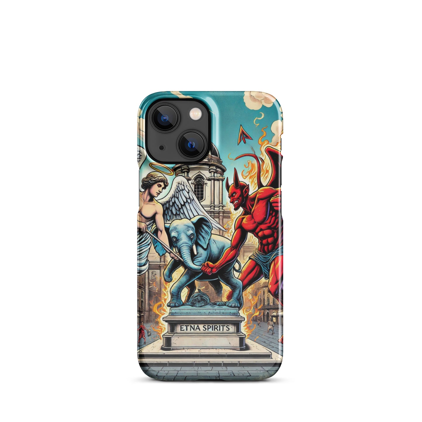 Cover con fibbia per iPhone® "Liotru Legends: L'Ombra dell'Etna"