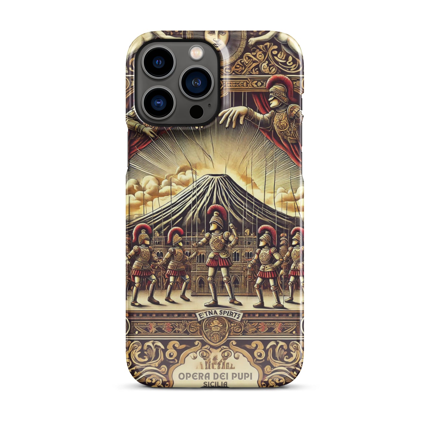 Cover con fibbia per iPhone® "L'Olando Furioso"