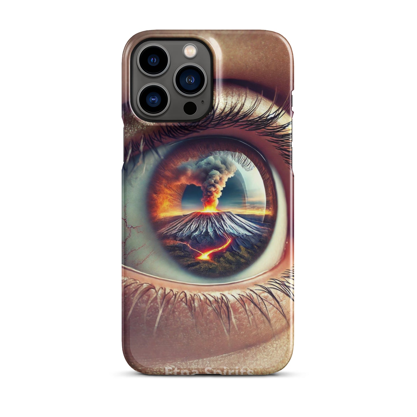 Cover con fibbia per iPhone® "Non sono il Vulcano" Etna Spirits