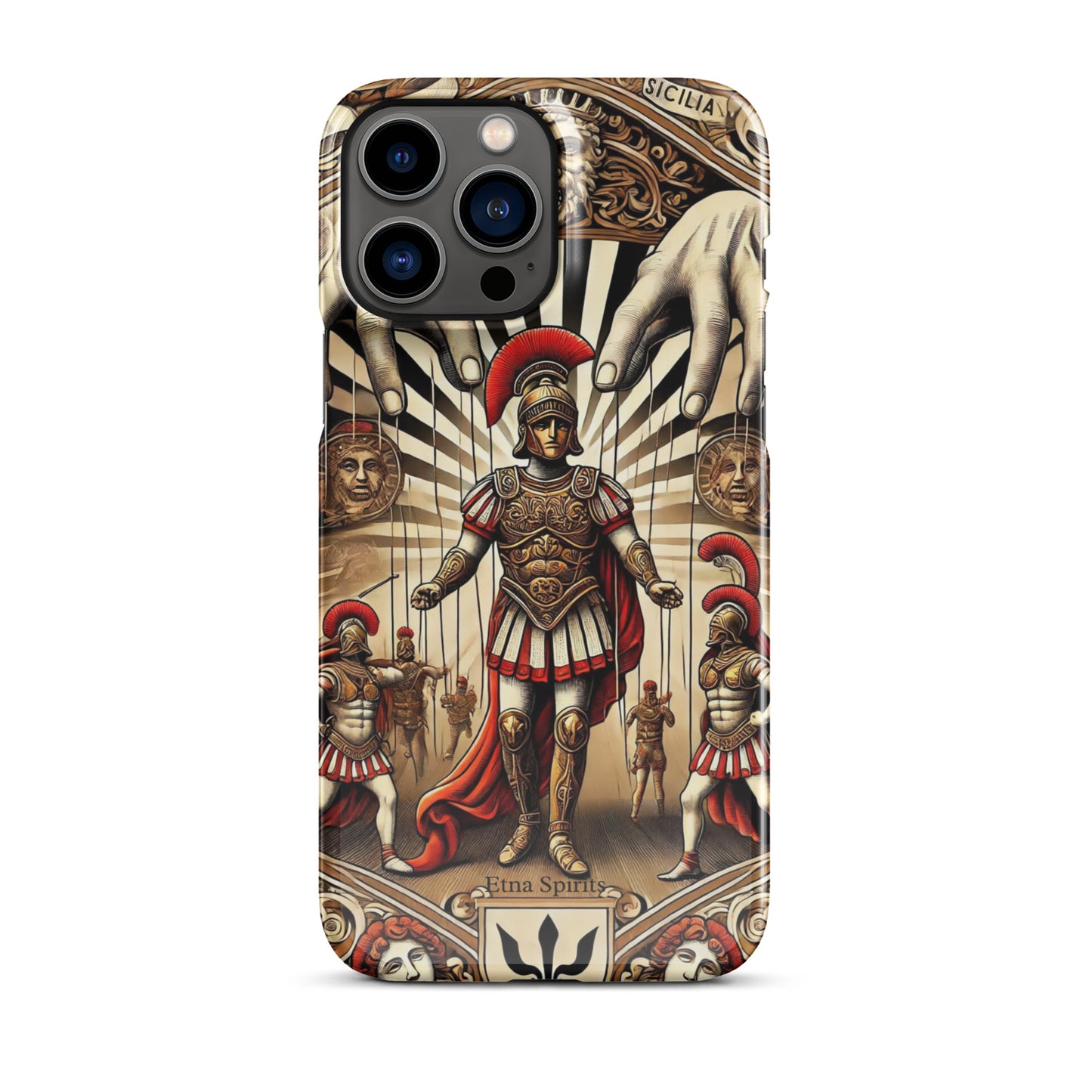 Cover con fibbia per iPhone® "Opera dei Pupi Edition" Etna Spirits