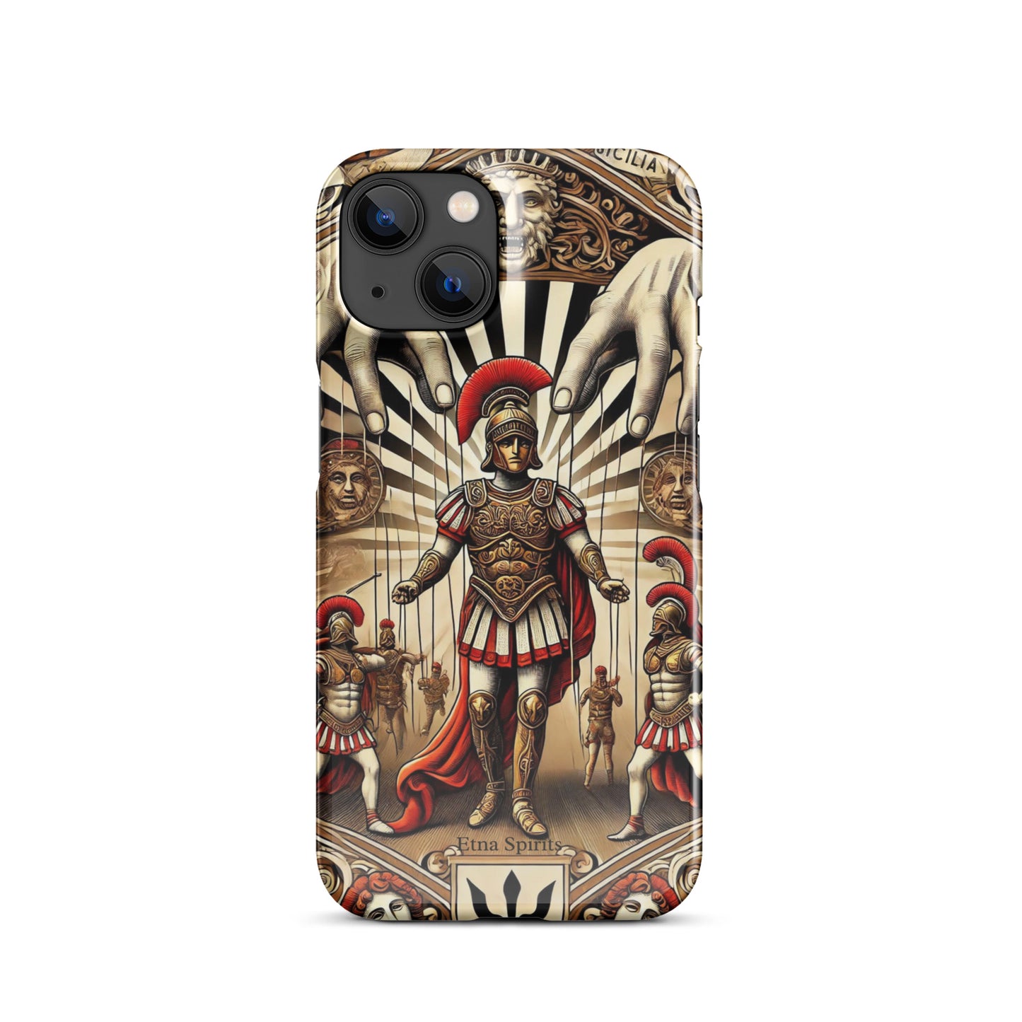 Cover con fibbia per iPhone® "Opera dei Pupi Edition" Etna Spirits