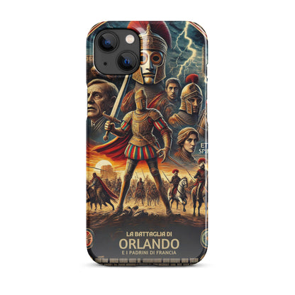 Cover con fibbia per iPhone® "La Battaglia di Orlando"