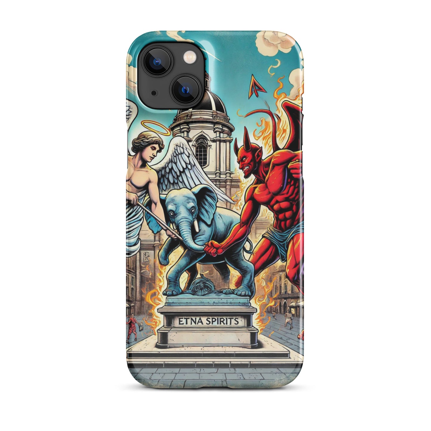 Cover con fibbia per iPhone® "Liotru Legends: L'Ombra dell'Etna"