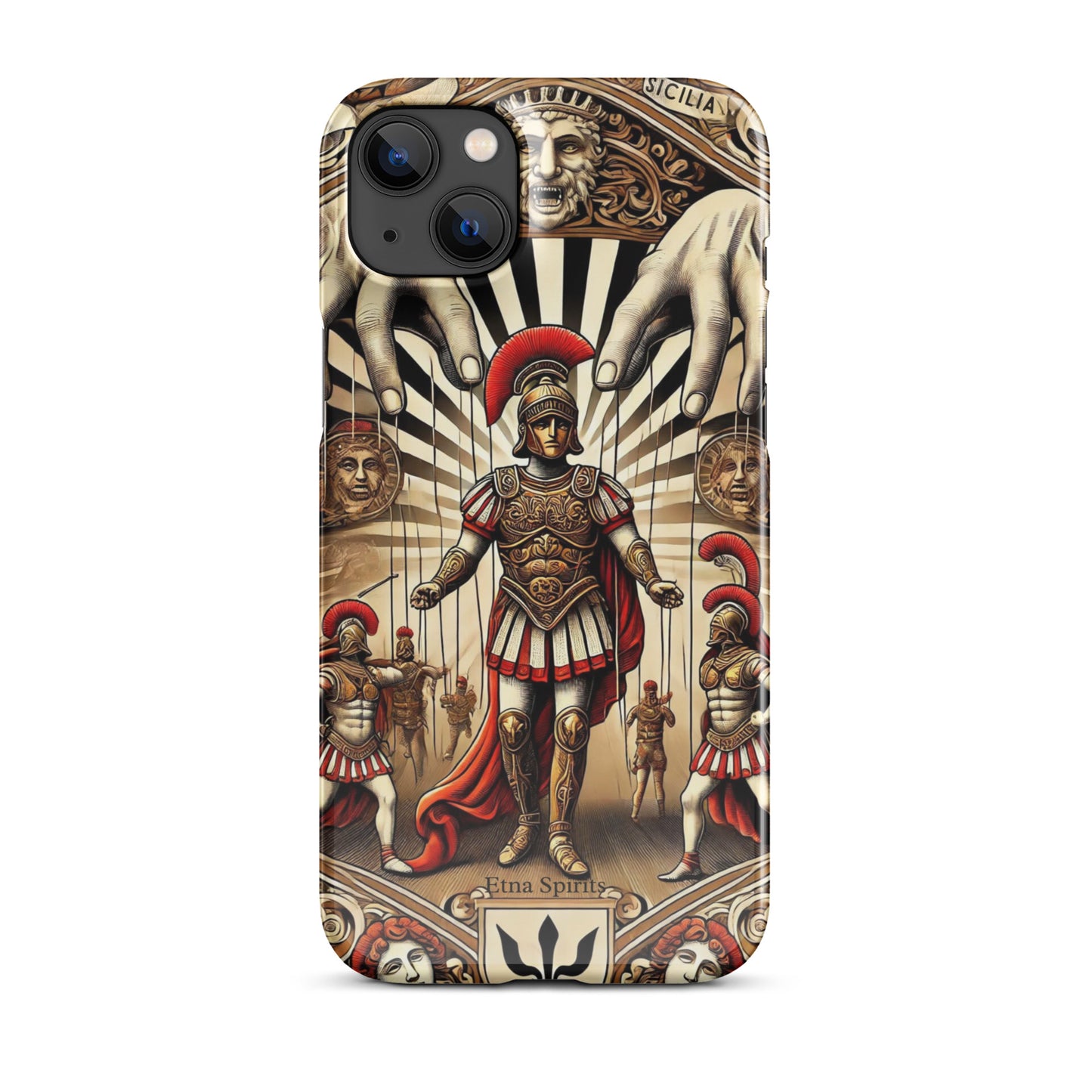 Cover con fibbia per iPhone® "Opera dei Pupi Edition" Etna Spirits