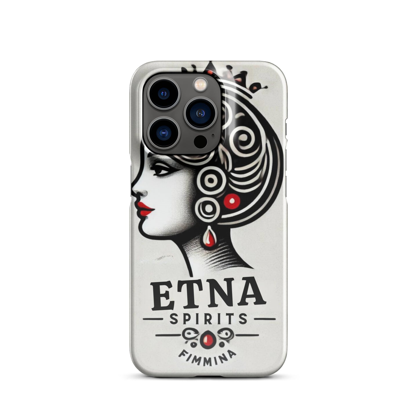 Cover con fibbia per iPhone® "Fimmina"