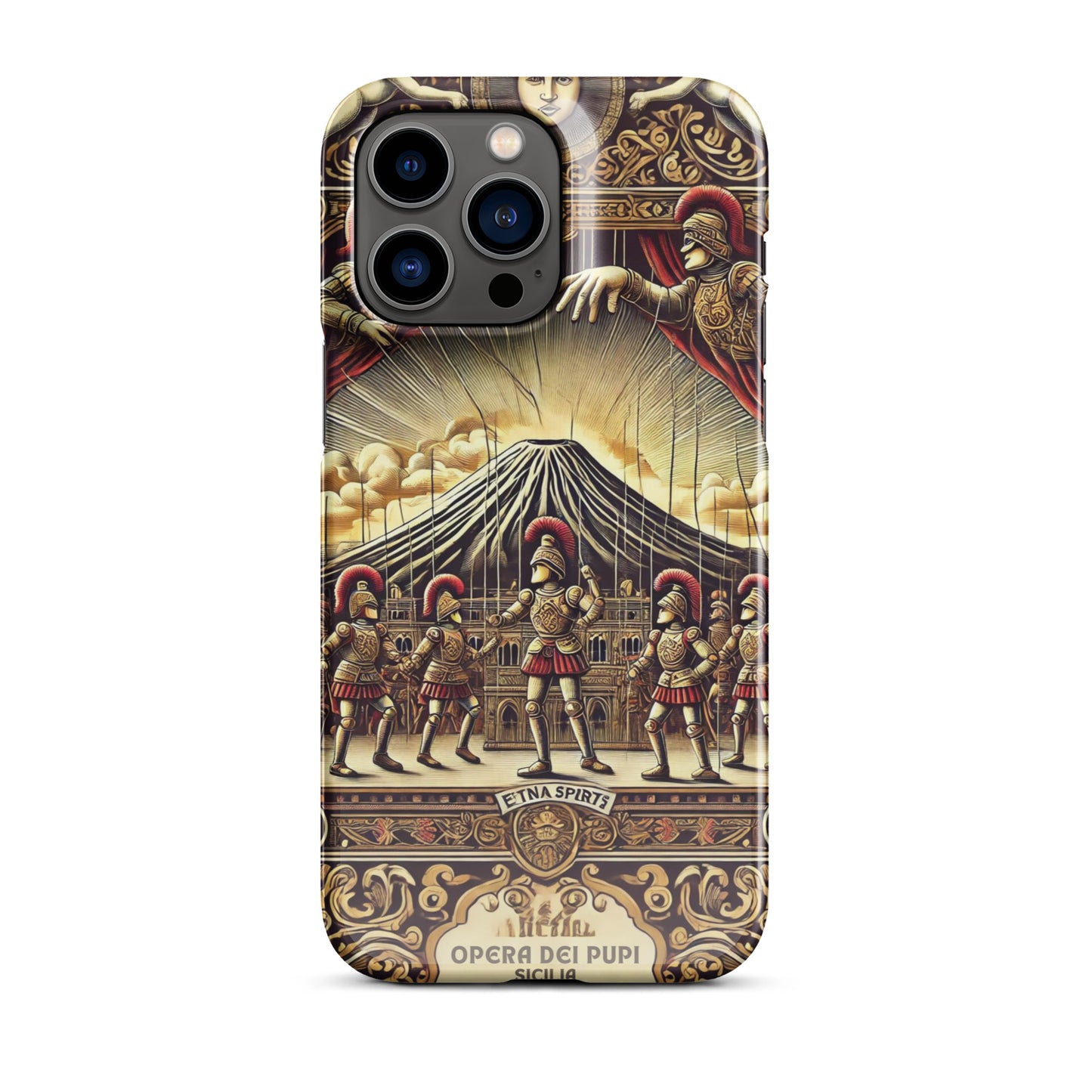 Cover con fibbia per iPhone® "L'Olando Furioso"